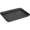 image:imageiDesign Plastic Under Sink Mat Tray for Kitchen Cabinet Bathroom Entryways Office Mudroom College Dorm Set of 2 17 X 13 X 2 Black  For Kitchen Cabinet Bathroom Entryways Office MudroomBlack