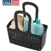 image:imageiDesign Portable Plastic Shower Tote Caddy with Handle White  For College Dorm or Bathroom Made in USABlack
