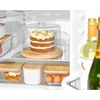 image:imageiDesign Recycled Plastic Cake Dome The Rosanna Pansino Collection  1075 L x 1075 W x 8 H Clear Dome Lid with Natural Wood Base