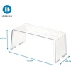 image:imageiDesign Recycled Plastic Deep Laundry Room Organization Detergent Riser  56 x 43 x 23 Clear BinNarrow Riser