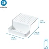 image:imageiDesign Recycled Plastic Double Suction Sink Caddy White