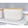 image:imageiDesign Recycled Plastic Large Mixing Bowl with Lid The Rosanna Pansino Collection  10 L x 11 W x755 H Coconut Bowl with Natural Wood Lid