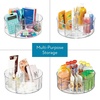 image:imageiDesign Recycled Plastic Lazy Susan Turntable Organizer Pantry Bathroom General Storage and More The Linus Collection 115 Clear  Recycled Plastic Pantry Organizer Bathroom Storage General Storage115 Inch