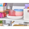 image:imageiDesign Recycled Plastic Lazy Susan Turntable Organizer The Rosanna Pansino Collection  1003 L x 1003 W x 173 H Coconut10 Inch