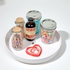 image:imageiDesign Recycled Plastic Lazy Susan Turntable Organizer The Rosanna Pansino Collection  1003 L x 1003 W x 173 H Coconut10 Inch