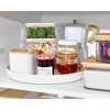 image:imageiDesign Recycled Plastic Lazy Susan Turntable Organizer The Rosanna Pansino Collection  1003 L x 1003 W x 173 H Coconut15 Inch