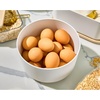image:imageiDesign Recycled Plastic Medium Mixing Bowl with Lid The Rosanna Pansino Collection  775 L x 715 W x 5 H Coconut Bowl with Natural Wood Lid