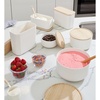 image:imageiDesign Recycled Plastic Small Mixing Bowl with Lid The Rosanna Pansino Collection  625 L x 625 W x 35 H Coconut Bowl with Natural Wood LidSmall