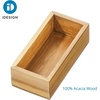 image:imageiDesign Small Acacia Wood Drawer Organizer Bin Natural  Kitchen and Pantry6 x 3 x 2