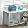 image:imageiDesign Small Shower Caddy Clear Frost  With Handle Portable For Dorm or BathroomCharcoal