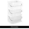 image:imageiDesign Small Shower Caddy Clear Frost  With Handle Portable For Dorm or BathroomClear Frost
