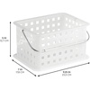 image:imageiDesign Small Shower Caddy Clear Frost  With Handle Portable For Dorm or BathroomClear Frost Pack of 9