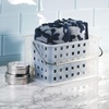 image:imageiDesign Small Shower Caddy Clear Frost  With Handle Portable For Dorm or BathroomClear Frost Pack of 9