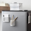 image:imageiDesign Small Shower Caddy Clear Frost  With Handle Portable For Dorm or BathroomWhite