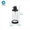 image:imageiDesign Soap Dispenser Pump  33 x 33 x 77 Clear amp Black