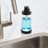 image:imageiDesign Soap Dispenser Pump  33 x 33 x 77 Clear amp Black