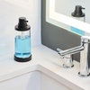 image:imageiDesign Soap Dispenser Pump  33 x 33 x 77 Clear amp Black