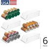 image:imageiDesign Soda Can Dispenser  For Refrigerator or Pantry Clear Made in USAPack of 6