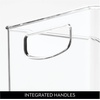 image:imageiDesign Stackable Clear Plastic Bin 2Pack  Kitchen Organizers and Storage For Fridge and Pantry