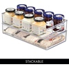 image:imageiDesign Stackable Clear Plastic Extra Long Pantry Organizers  Cabinet Storage Bins For KitchenPack of 4