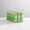 image:imageiDesign Stackable Clear Plastic Shoe Box with Lid  Storage Container For ClosetPack of 1