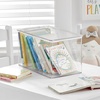 image:imageiDesign Stackable Clear Plastic Shoe Box with Lid  Storage Container For ClosetPack of 2