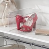 image:imageiDesign Stackable Clear Plastic Shoe Box with Lid  Storage Container For ClosetPack of 4