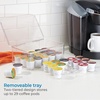 image:imageiDesign Stackable Coffee Pod Holder for KCup Pods Clear  29 KCup CapacityPack of 1