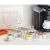 image:imageiDesign Stackable Coffee Pod Holder for KCup Pods Clear  29 KCup CapacityPack of 2
