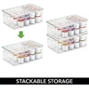image:imageiDesign Stackable Coffee Pod Holder for KCup Pods Clear  29 KCup CapacityPack of 2