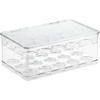 image:imageiDesign Stackable Coffee Pod Holder for KCup Pods Clear  29 KCup CapacityPack of 2
