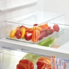image:imageiDesign Stackable Fridge Storage Bin Clear  Front Handle Made in USAPack of 6
