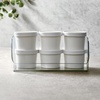 image:imageiDesign Stackable OpenFront Storage Bins Set of 3 Clear  Kitchen and Pantry OrganizationPack of 3