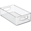 image:imageiDesign Stackable Pantry Bin with Handles Set of 4 Clear  Kitchen Storage Made in USAPack of 1