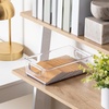 image:imageiDesign Stackable Pantry Bin with Handles Set of 4 Clear  Kitchen Storage Made in USAPack of 4