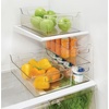 image:imageiDesign Stackable Plastic Pantry Bin with Handles Set of 2 Clear  For Cabinets or Fridge Made in USA145 x 5 x 5 Pack of 4
