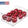 image:imageiDesign Stackable Storage Bin with Handles Clear  For Pantry or Fridge Made in USA14 x 10 x 5