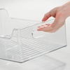image:imageiDesign Stackable Storage Bin with Handles Clear  For Pantry or Fridge Made in USA14 x 10 x 5