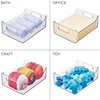 image:imageiDesign Stackable Storage Bin with Handles Clear  For Pantry or Fridge Made in USA14 x 10 x 5