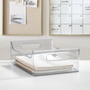 image:imageiDesign Stackable Storage Bin with Handles Clear  For Pantry or Fridge Made in USA14 x 10 x 5