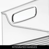 image:imageiDesign Stackable Storage Bin with Handles Clear  For Pantry or Fridge Made in USA14 x 10 x 5