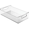 image:imageiDesign Stackable Storage Bin with Handles Clear  For Pantry or Fridge Made in USA14 x 8 x 35