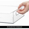 image:imageiDesign Stackable Storage Bin with Handles Clear  For Pantry or Fridge Made in USA14 x 8 x 35
