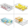 image:imageiDesign Stackable Storage Bin with Handles Clear  For Pantry or Fridge Made in USA14 x 8 x 35