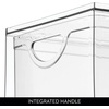 image:imageiDesign Stackable Storage Drawer Clear  Stackable OrganFor Fridge Pantry or Under Sinks Made in USAizer For Bathroom Counter Vanity UnderSinkPack of 1