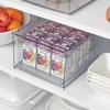 image:imageiDesign Stackable Storage Drawer Clear  Stackable OrganFor Fridge Pantry or Under Sinks Made in USAizer For Bathroom Counter Vanity UnderSinkPack of 2