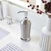 image:imageiDesign Stainless Steel Soap Dispenser Set of 2 BrushedChrome  For Bathroom ShowerPack of 2
