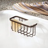 image:imageiDesign Stainless Steel Suction Sponge Holder 2Pack Polished  Kitchen Sink Caddy OrganizerBronze