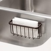 image:imageiDesign Stainless Steel Suction Sponge Holder 2Pack Polished  Kitchen Sink Caddy OrganizerBronze