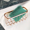 image:imageiDesign Stainless Steel Suction Sponge Holder 2Pack Polished  Kitchen Sink Caddy OrganizerCopper